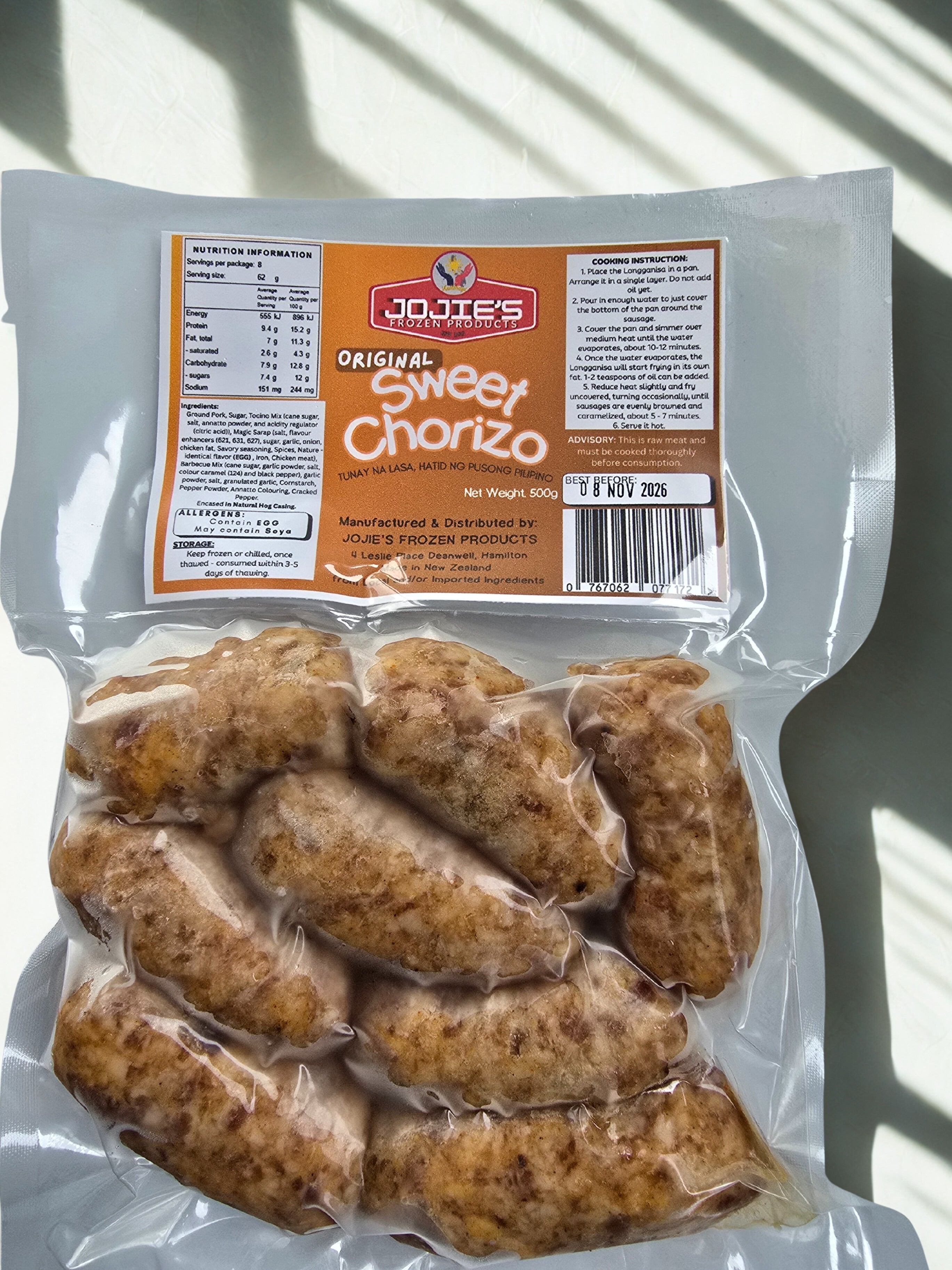 SWEET CHORIZO Original (500g)