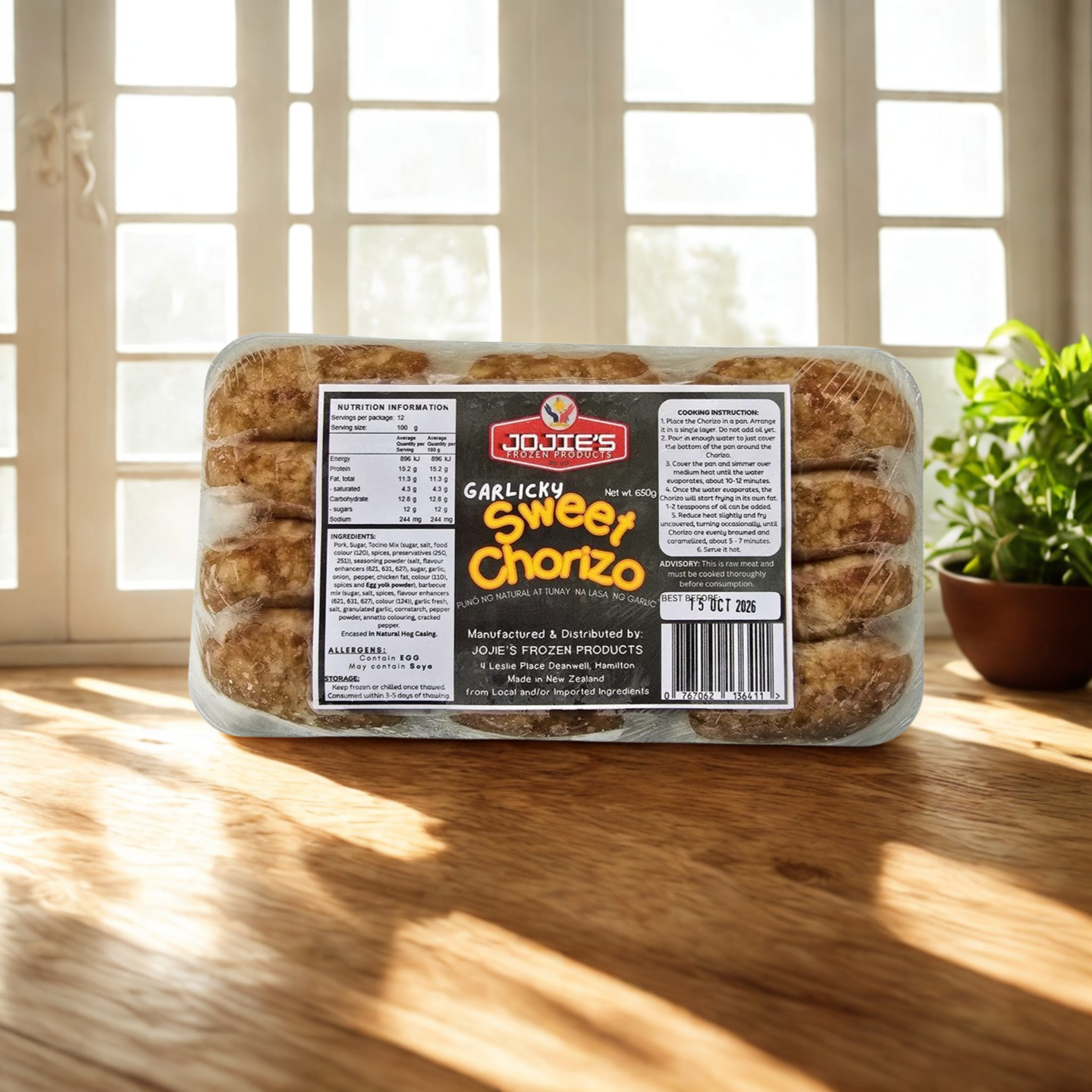 Garlicky Chorizo  (650g)