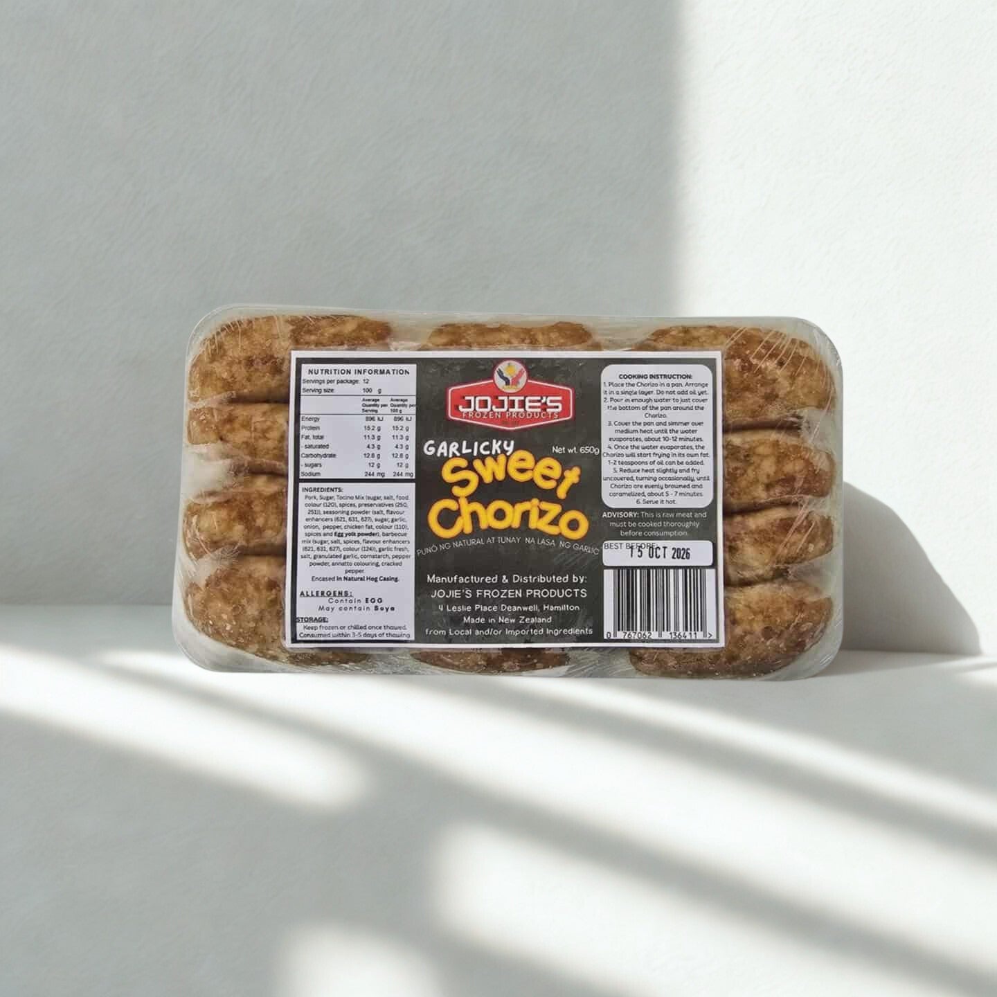 Garlicky Chorizo  (650g)