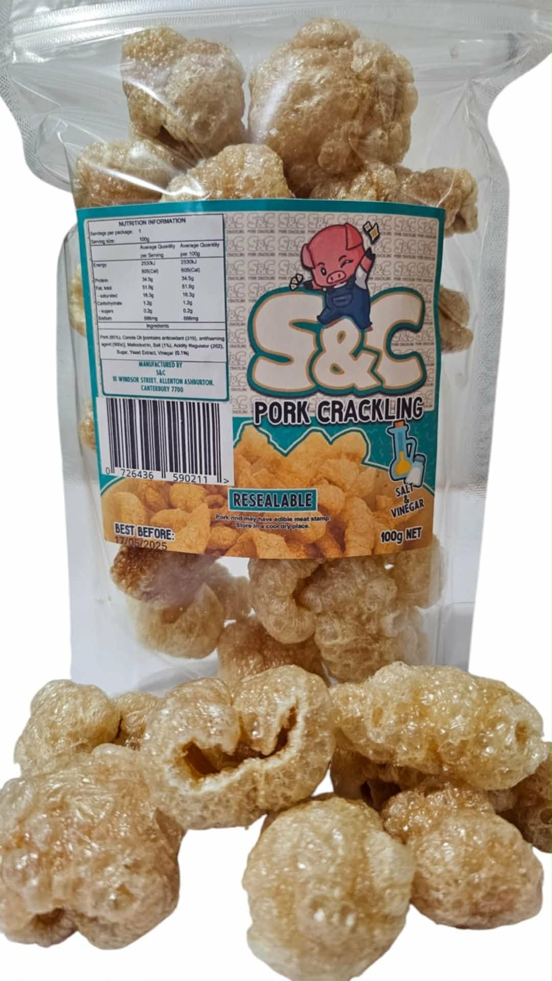 Pork Crackling (Salt & Vinegar)