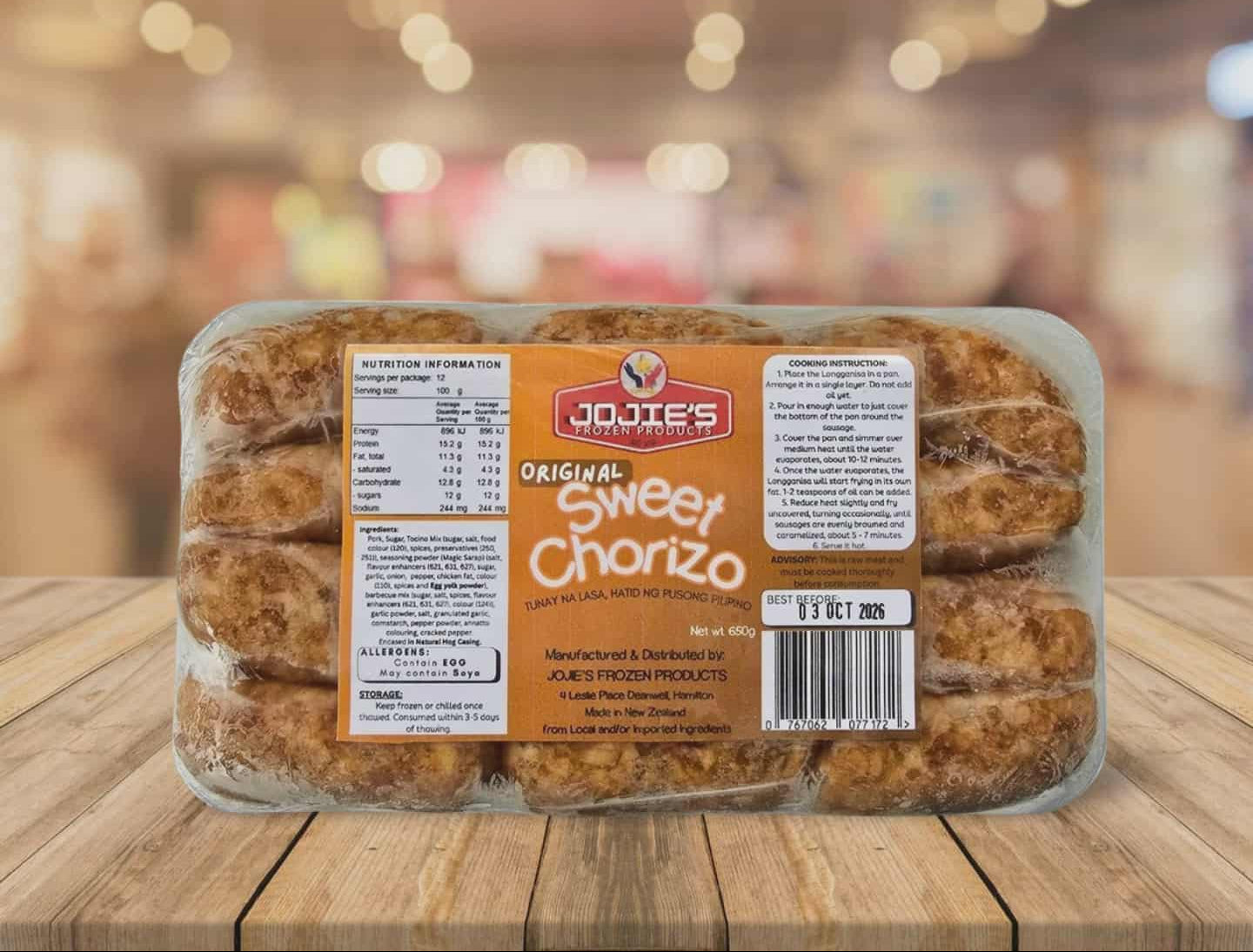 Sweet Chorizo (Original) - (650g)