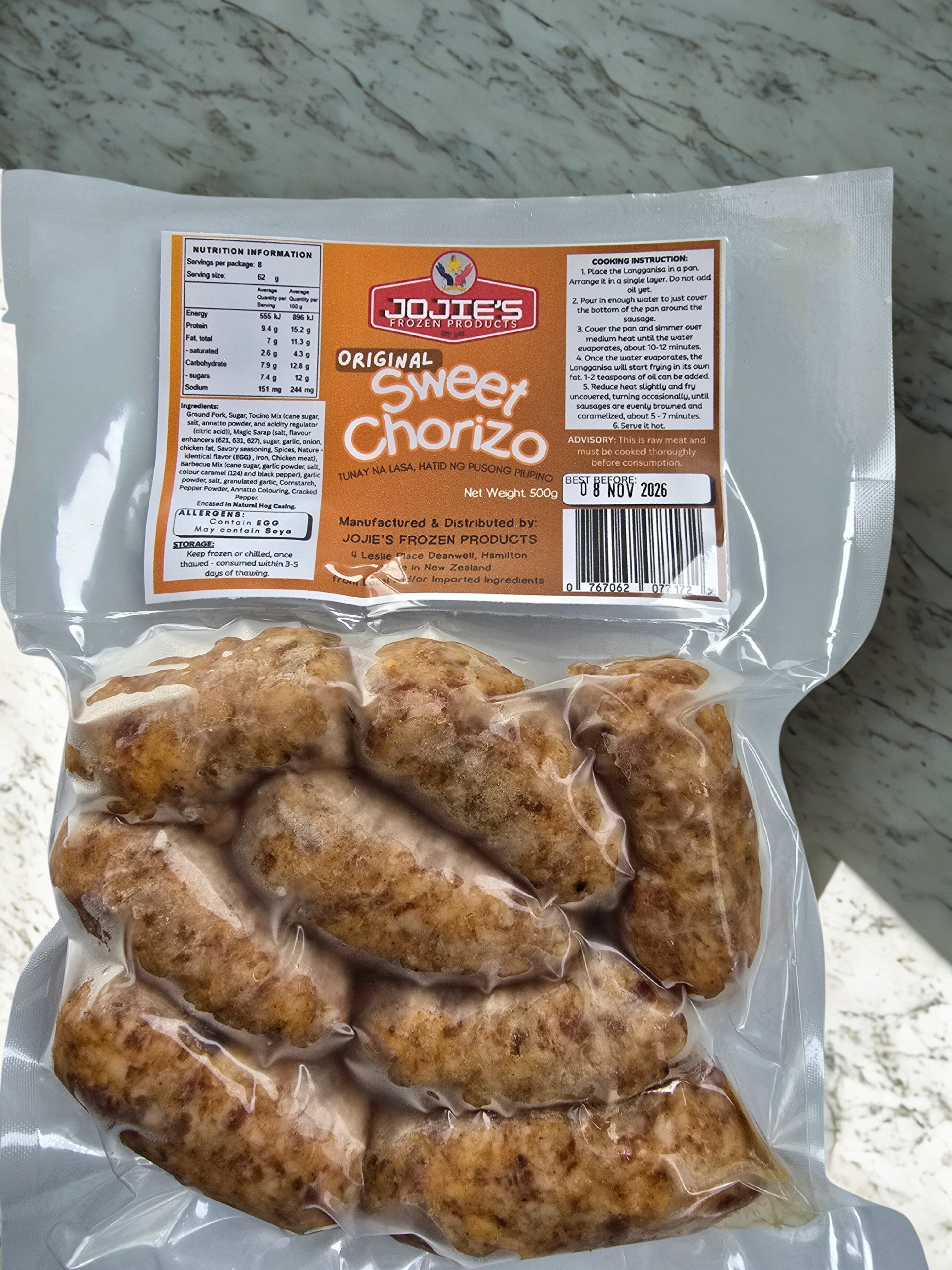 SWEET CHORIZO Original (500g)